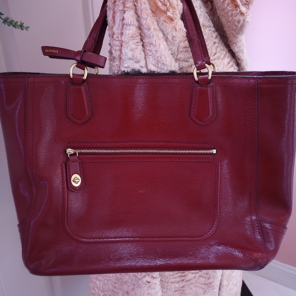 Coach merlot Blaire handbag F25042